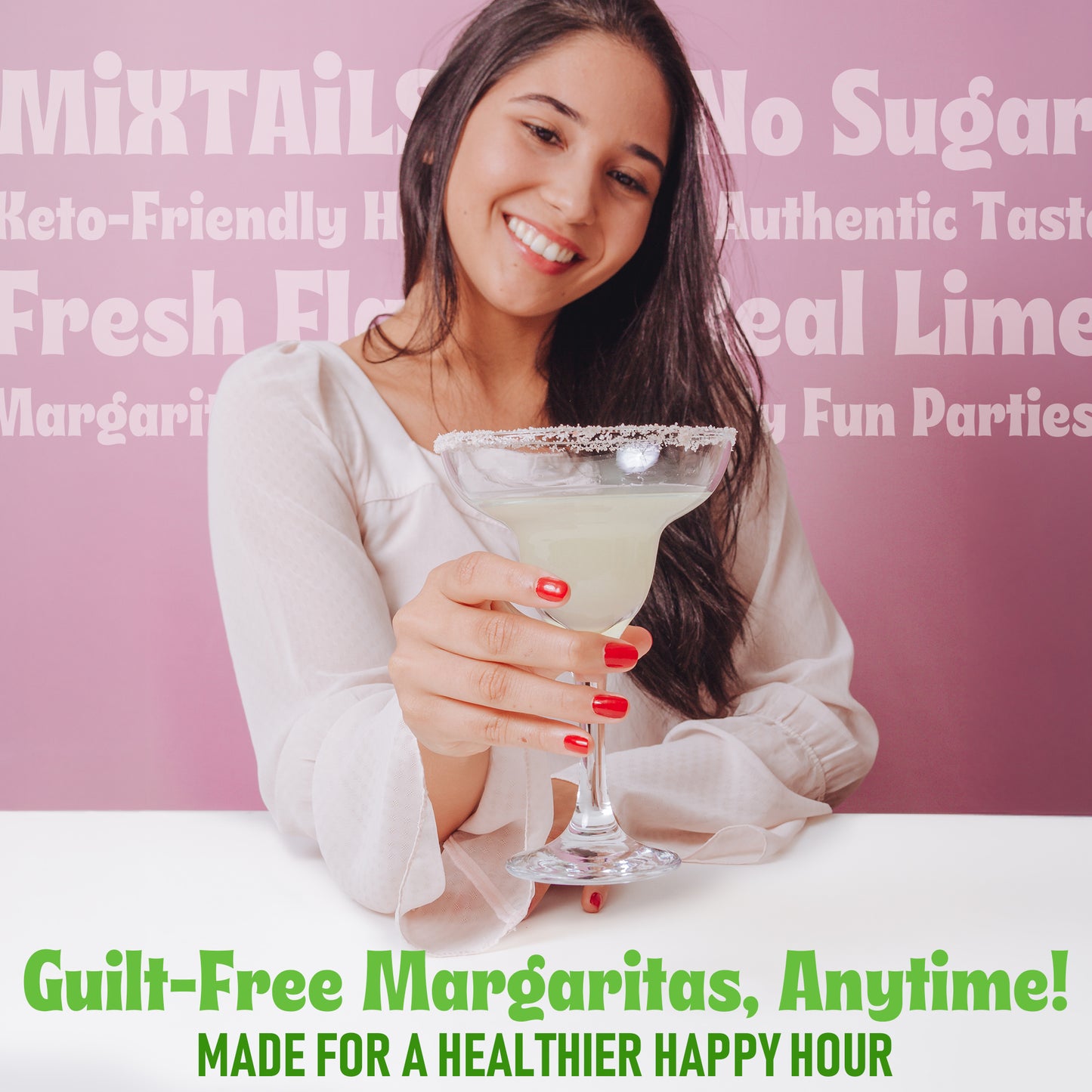Mixtails Sugar Free Margarita Mix, Instant Skinny Margaritas (12 Pack)